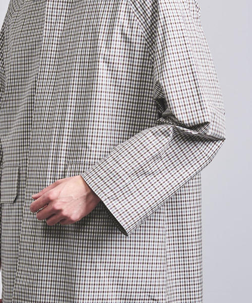 AURALEE(オーラリー)の「<AURALEE(オーラリー)>チェック コート■■■◆(その他アウター・メンズ・ベージュ/オフホワイト・3/4/5)」の7枚目の写真