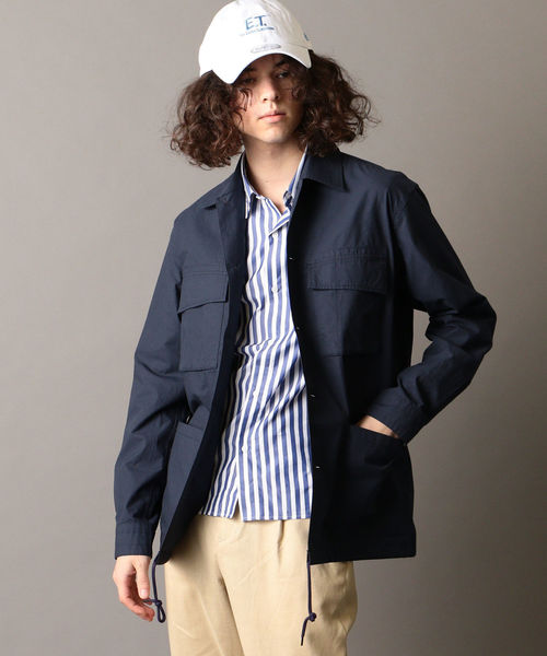 SHIPS JET BLUE(シップスジェットブルー)の「【MEN'S NON-NO 5月号 p.111掲載】SHIPS JET BLUE: ファティーグジャケット(カバーオール・メンズ・ホワイト/オリーブ/ネイビー・X-SMALL/SMALL/MEDIUM/LARGE)」の9枚目の写真