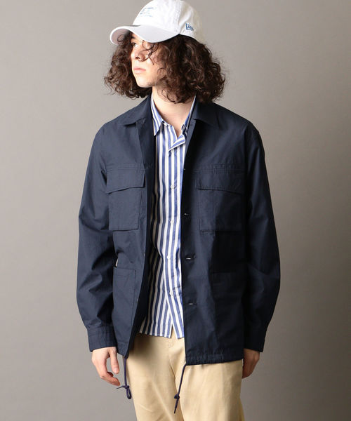 SHIPS JET BLUE(シップスジェットブルー)の「【MEN'S NON-NO 5月号 p.111掲載】SHIPS JET BLUE: ファティーグジャケット(カバーオール・メンズ・ホワイト/オリーブ/ネイビー・X-SMALL/SMALL/MEDIUM/LARGE)」の8枚目の写真
