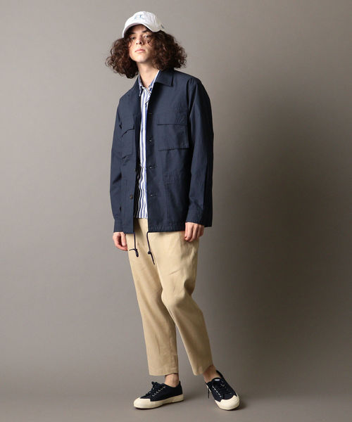 SHIPS JET BLUE(シップスジェットブルー)の「【MEN'S NON-NO 5月号 p.111掲載】SHIPS JET BLUE: ファティーグジャケット(カバーオール・メンズ・ホワイト/オリーブ/ネイビー・X-SMALL/SMALL/MEDIUM/LARGE)」の7枚目の写真