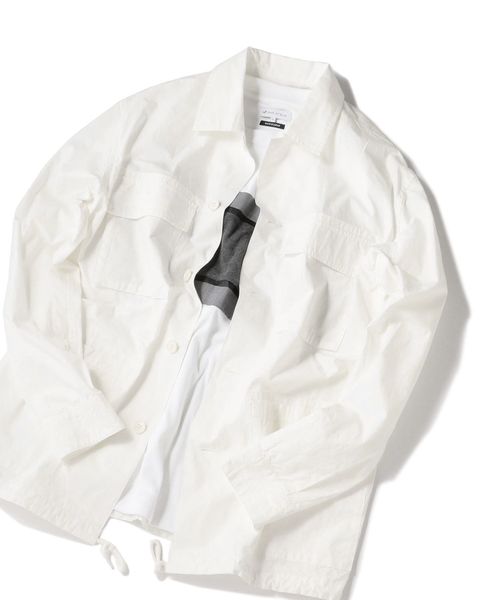 SHIPS JET BLUE(シップスジェットブルー)の「【MEN'S NON-NO 5月号 p.111掲載】SHIPS JET BLUE: ファティーグジャケット(カバーオール・メンズ・ホワイト/オリーブ/ネイビー・X-SMALL/SMALL/MEDIUM/LARGE)」の5枚目の写真