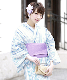 bonheur saisons | 浴衣3点セット (浴衣+帯+下駄)「bonheur saisons/ボヌールセゾン」(浴衣)