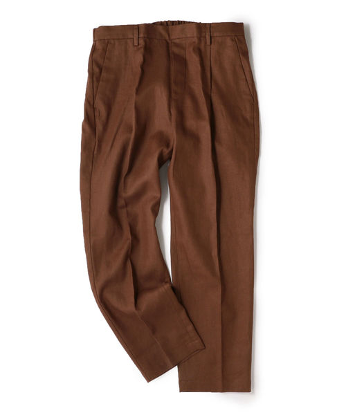 SHIPS（シップス）の「SU: リネン アンクル イージーパンツ（その他パンツ・メンズ・ブラック/ブラウン/ネイビー・S/M/L）」の9枚目の写真