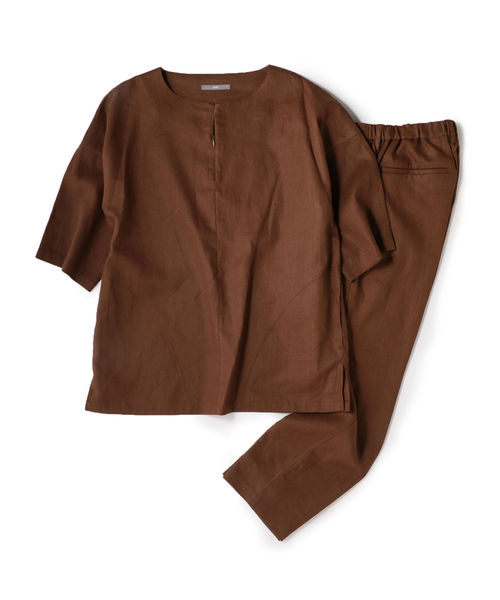 SHIPS（シップス）の「SU: リネン アンクル イージーパンツ（その他パンツ・メンズ・ブラック/ブラウン/ネイビー・S/M/L）」の17枚目の写真