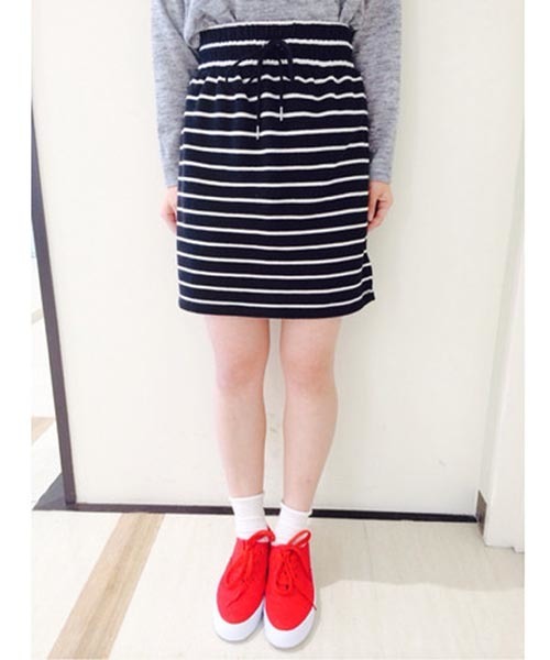 Kastane(カスタネ)の「【Kastane】スウェットミニスカート(スカート・レディース・ブラック系その他/グレー/チャコールグレー・FREE)」の10枚目の写真