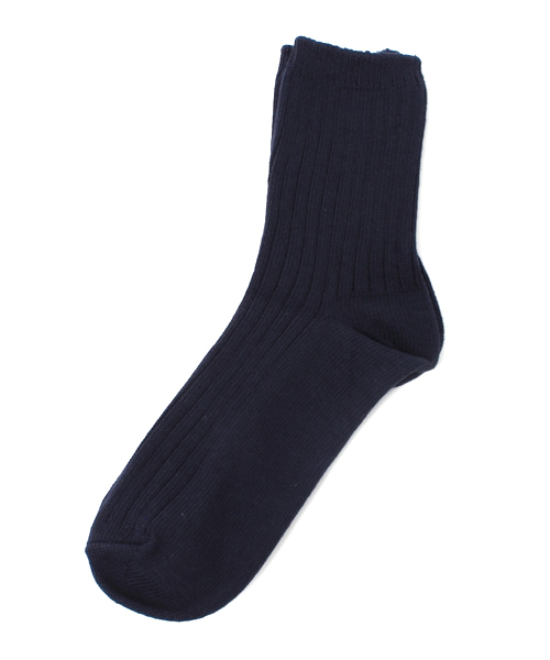 Kastane(カスタネ)の「【Kastane】リブSOX(ソックス/靴下・レディース・ライトグレー/ホワイト/ブルー/ネイビー/レッド・FREE)」の3枚目の写真