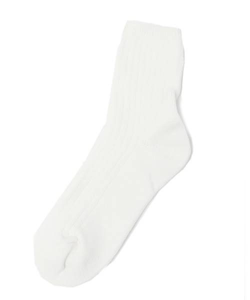 Kastane(カスタネ)の「【Kastane】リブSOX(ソックス/靴下・レディース・ライトグレー/ホワイト/ブルー/ネイビー/レッド・FREE)」の1枚目の写真