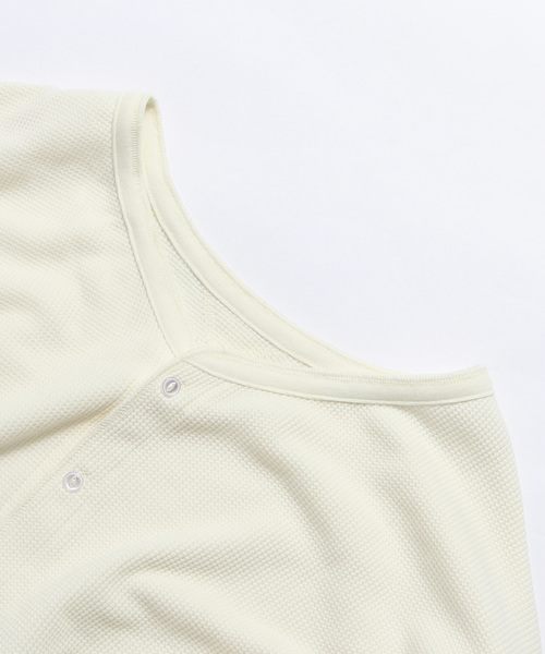 made in standard （メイドインスタンダード）の「made in standard/メイドインスタンダード 3way ワッフル ロングワンピース/カーディガン（ワンピース・レディース・ブラック/ブラウン/カーキ/ナチュラル・FREE）」の5枚目の写真