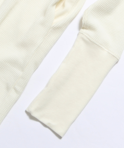 made in standard （メイドインスタンダード）の「made in standard/メイドインスタンダード 3way ワッフル ロングワンピース/カーディガン（ワンピース・レディース・ブラック/ブラウン/カーキ/ナチュラル・FREE）」の8枚目の写真