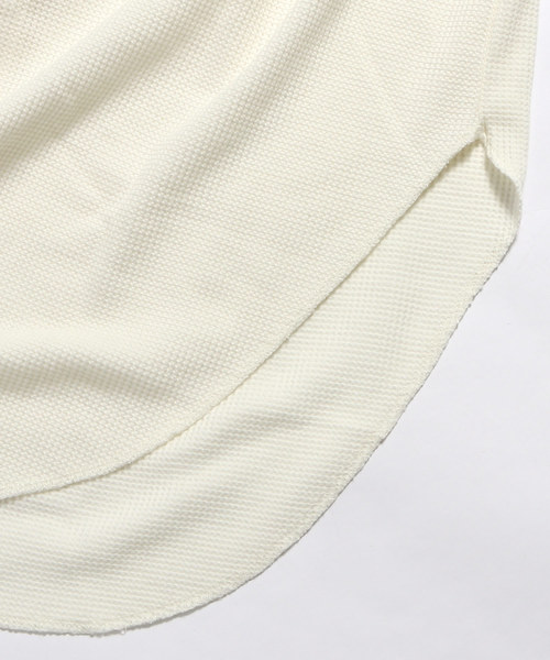 made in standard （メイドインスタンダード）の「made in standard/メイドインスタンダード 3way ワッフル ロングワンピース/カーディガン（ワンピース・レディース・ブラック/ブラウン/カーキ/ナチュラル・FREE）」の9枚目の写真