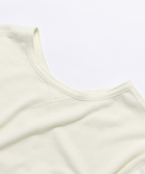 made in standard （メイドインスタンダード）の「made in standard/メイドインスタンダード 3way ワッフル ロングワンピース/カーディガン（ワンピース・レディース・ブラック/ブラウン/カーキ/ナチュラル・FREE）」の10枚目の写真