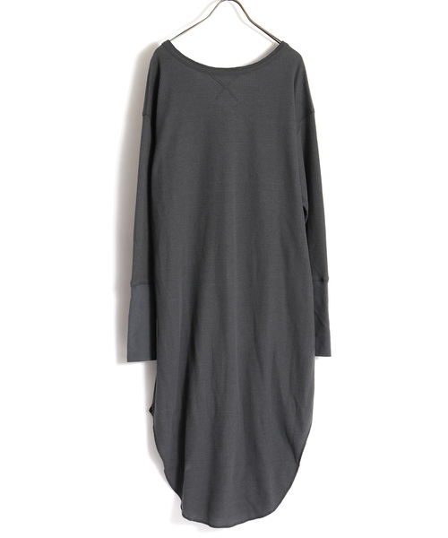 made in standard （メイドインスタンダード）の「made in standard/メイドインスタンダード 3way ワッフル ロングワンピース/カーディガン（ワンピース・レディース・ブラック/ブラウン/カーキ/ナチュラル・FREE）」の12枚目の写真