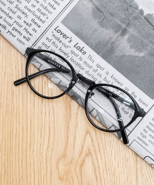 GOSTAR DE FUGA(ゴスタール ジフーガ)の「ボストン型サングラス(サングラス・メンズ・ブラック/ブルー/ブラウン/ブラック×ホワイト・FREE)」の1枚目の写真