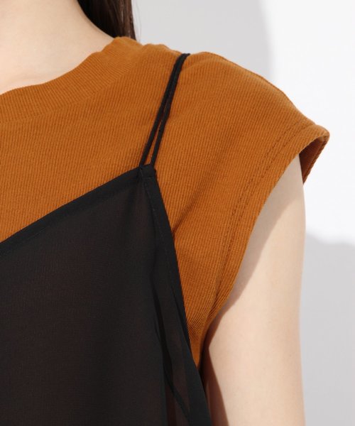 repipi armario（レピピ アルマリオ）の「シフォンキャミセットワンピース2（ワンピース・キッズ・ブラック/ベージュ/ブラウン・SMALL/MEDIUM/LARGE/X-SMALL）」の16枚目の写真