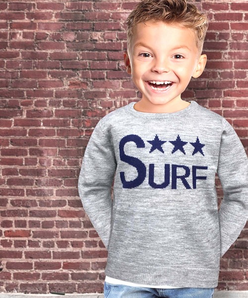 THE CASUAL（カジュアル）の「ロゴ ニット ロンT キッズ（ニット/セーター・キッズ・J/K/I/H/G/F/E/D/C/B/A/L・120cm/130cm/140cm/150cm/160cm/110cm）」の4枚目の写真