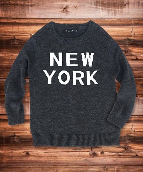 THE CASUAL（カジュアル）の「ロゴ ニット ロンT キッズ（ニット/セーター・キッズ・J/K/I/H/G/F/E/D/C/B/A/L・120cm/130cm/140cm/150cm/160cm/110cm）」の8枚目の写真