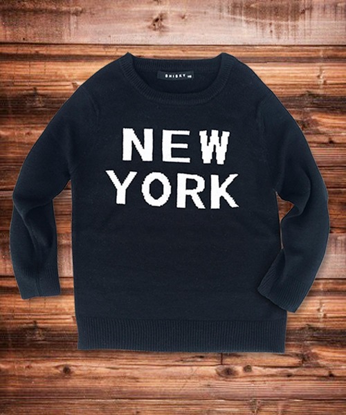 THE CASUAL（カジュアル）の「ロゴ ニット ロンT キッズ（ニット/セーター・キッズ・J/K/I/H/G/F/E/D/C/B/A/L・120cm/130cm/140cm/150cm/160cm/110cm）」の9枚目の写真