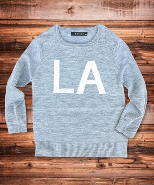 THE CASUAL（カジュアル）の「ロゴ ニット ロンT キッズ（ニット/セーター・キッズ・J/K/I/H/G/F/E/D/C/B/A/L・120cm/130cm/140cm/150cm/160cm/110cm）」の10枚目の写真