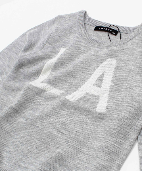 THE CASUAL（カジュアル）の「ロゴ ニット ロンT キッズ（ニット/セーター・キッズ・J/K/I/H/G/F/E/D/C/B/A/L・120cm/130cm/140cm/150cm/160cm/110cm）」の17枚目の写真