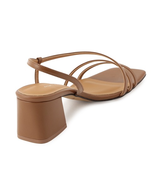ADAM ET ROPE'（アダムエロペ）の「アシンメトリーラインサンダル（サンダル・レディース・キャメル/ブラック・22.5cm/23.5cm/24.5cm/23.0cm/24.0cm）」の9枚目の写真