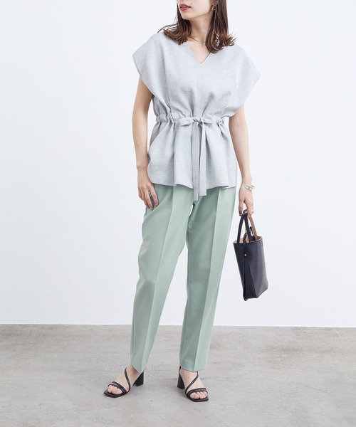 ADAM ET ROPE'（アダムエロペ）の「アシンメトリーラインサンダル（サンダル・レディース・キャメル/ブラック・22.5cm/23.5cm/24.5cm/23.0cm/24.0cm）」の16枚目の写真