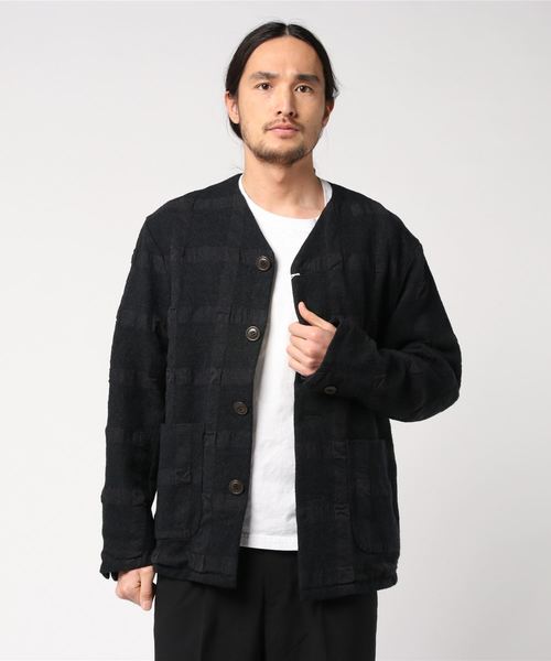 sage de cret サージュデクレ ノーカラージャケットサイズM