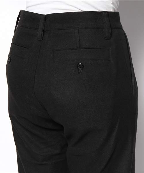 SOFFITTO(ソフィット)の「Soffitto / 両面起毛無地 2タックスッキリパンツ(その他パンツ・レディース・ブラック/グレー・4/3/2)」の6枚目の写真