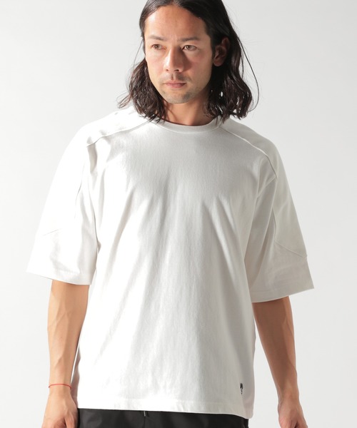 EVERLAST(スポーツ・ライフスタイル)(エバーラスト)の「【EVERLAST(エバーラスト)】別注フットボールハーフスリーブTEE(Tシャツ/カットソー・メンズ・ブラック/ベージュ/オフホワイト・SMALL/MEDIUM/LARGE)」の8枚目の写真