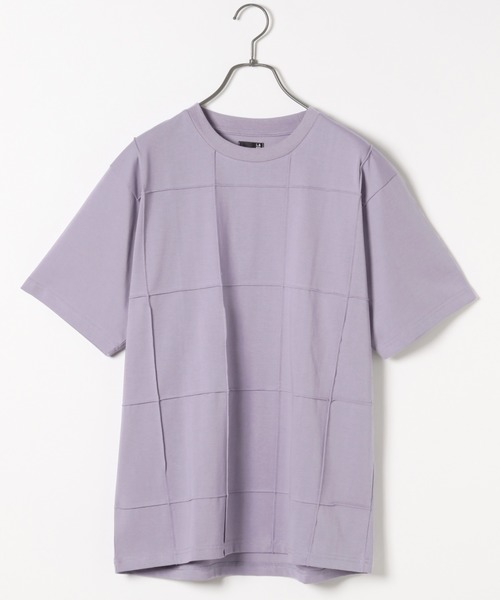 LAKOLE（ラコレ）の「ピンタックデザインTシャツ / LAKOLE（Tシャツ/カットソー・メンズ・ホワイト/ブラック/ベージュ/ラベンダー・MEDIUM/LARGE）」の4枚目の写真