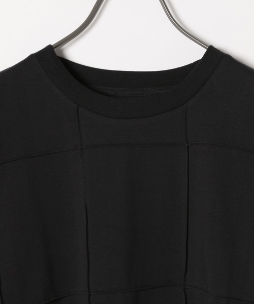 LAKOLE（ラコレ）の「ピンタックデザインTシャツ / LAKOLE（Tシャツ/カットソー・メンズ・ホワイト/ブラック/ベージュ/ラベンダー・MEDIUM/LARGE）」の11枚目の写真