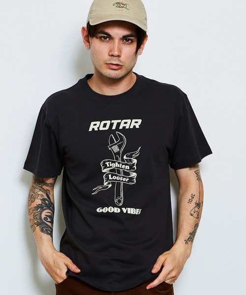 ROTAR(ローター)の「GOOD VIBES Tee(Tシャツ/カットソー・メンズ・グリーン/オフホワイト/スミクロ・X-LARGE/MEDIUM/SMALL/LARGE)」の3枚目の写真