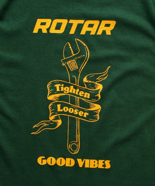 ROTAR(ローター)の「GOOD VIBES Tee(Tシャツ/カットソー・メンズ・グリーン/オフホワイト/スミクロ・X-LARGE/MEDIUM/SMALL/LARGE)」の6枚目の写真
