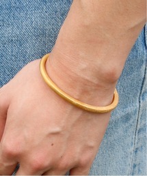 GILD（ギルド）の「GILD ギルド / Sand texture morphing bangle サンドテクスチャー モーフィング バングル / G201-BR01 (LARGE)（バングル/リストバンド）」
