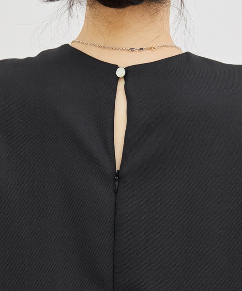 ADAM ET ROPE'（アダムエロペ）の「レイヤードコンビネゾン（つなぎ/オールインワン・レディース・ブラック/キナリ・FREE）」の11枚目の写真