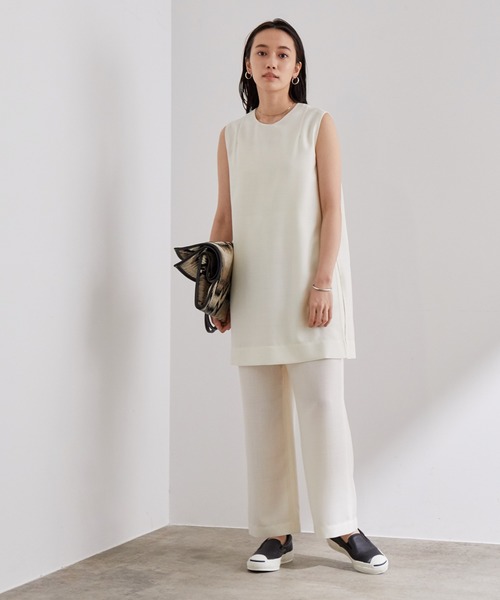 ADAM ET ROPE'（アダムエロペ）の「レイヤードコンビネゾン（つなぎ/オールインワン・レディース・ブラック/キナリ・FREE）」の16枚目の写真