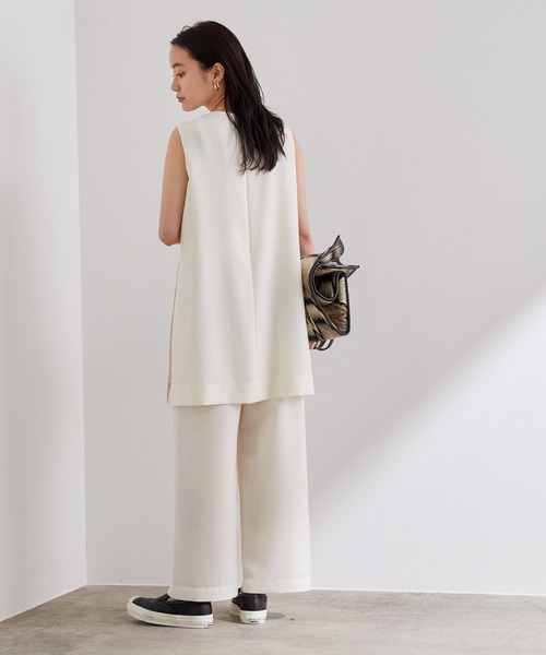 ADAM ET ROPE'（アダムエロペ）の「レイヤードコンビネゾン（つなぎ/オールインワン・レディース・ブラック/キナリ・FREE）」の14枚目の写真