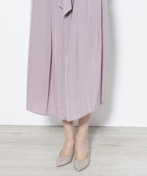 Tiara(ティアラ)の「前開きギャザーワンピース(ワンピース・レディース・ピンク/グレー/ブラック・FREE)」の6枚目の写真