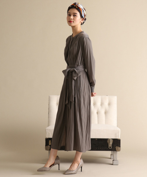 Tiara(ティアラ)の「前開きギャザーワンピース(ワンピース・レディース・ピンク/グレー/ブラック・FREE)」の14枚目の写真