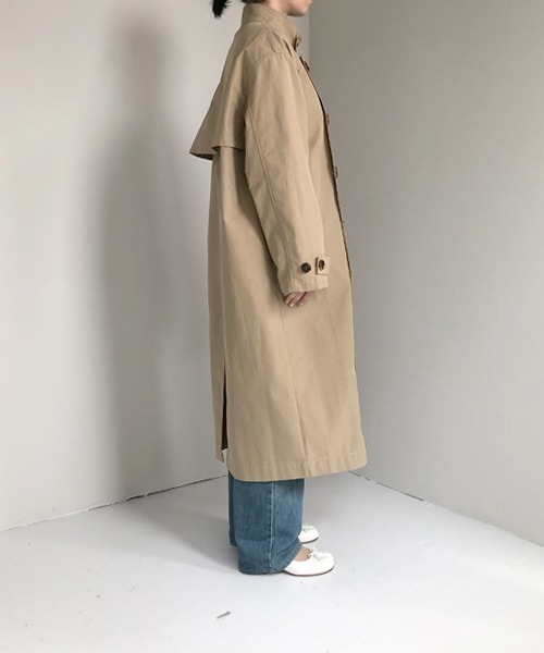【Fano Studios】Oversized zip Trench coat cb-3 FQ20W059 【Fano Studios】Oversized zip Trench coat cb-3 FQ20W059
