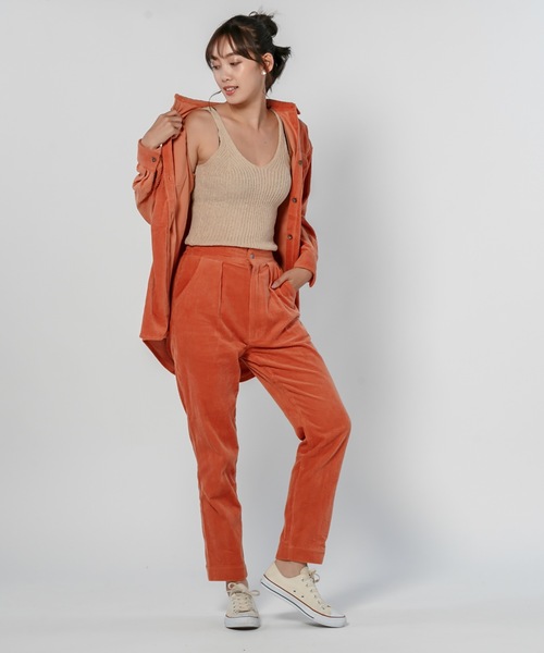 Ocean Pacific(オーシャンパシフィック)の「【OP/オーピー】レディースコーデュロイパンツ / ロングパンツ(その他パンツ・レディース・チャコールグレー/ベージュ/ブラウン/オレンジ・MEDIUM/LARGE)」の11枚目の写真