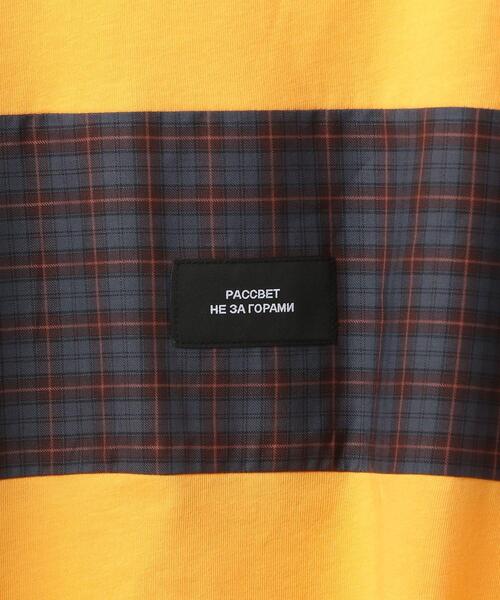 RASSVET / PACCBET（ラスベート）の「RASSVET（ラスベート）T SHIRT■■■◆（Tシャツ/カットソー・メンズ・ホワイト/ブラック/オレンジ・SMALL/LARGE/MEDIUM）」の7枚目の写真