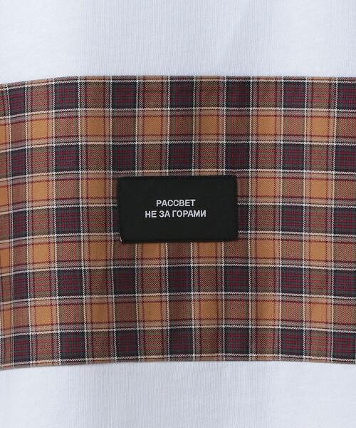 RASSVET / PACCBET（ラスベート）の「RASSVET（ラスベート）T SHIRT■■■◆（Tシャツ/カットソー・メンズ・ホワイト/ブラック/オレンジ・SMALL/LARGE/MEDIUM）」の10枚目の写真