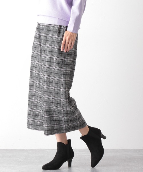 LEPSIM(レプシィム)の「ウールMIXクロップドパンツ 893427(その他パンツ・レディース・ブラック/ブラウン・MEDIUM/LARGE)」の2枚目の写真