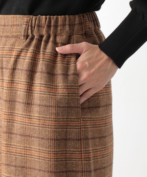 LEPSIM(レプシィム)の「ウールMIXクロップドパンツ 893427(その他パンツ・レディース・ブラック/ブラウン・MEDIUM/LARGE)」の9枚目の写真