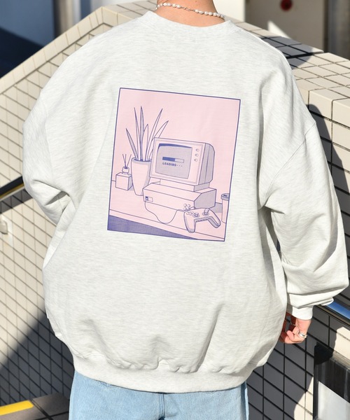 Perushu（ペルーシュ）の「ヴィンテージタッチ裏起毛スウェット（スウェット・メンズ・ブラック系その他/ダークブルー/ブラック/霜降りグレー・LARGE/MEDIUM）」の15枚目の写真