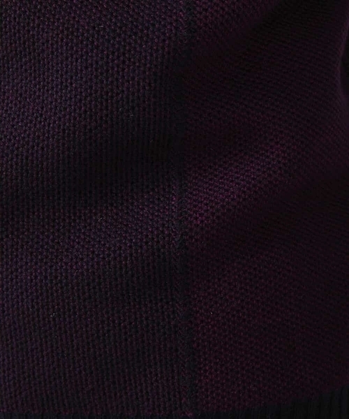 MICHEL KLEIN HOMME   （ミッシェルクランオム）の「ニットパーカー（ロイヤルグラデーションパーカー）（ニット/セーター・メンズ・ライトブラウン/ボルドー・46/48）」の8枚目の写真