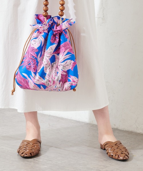 natural couture（ナチュラルクチュール）の「編みメッシュバブーシュ（その他シューズ・レディース・ブラウン/イエロー/アイボリー・MEDIUM/LARGE）」の10枚目の写真