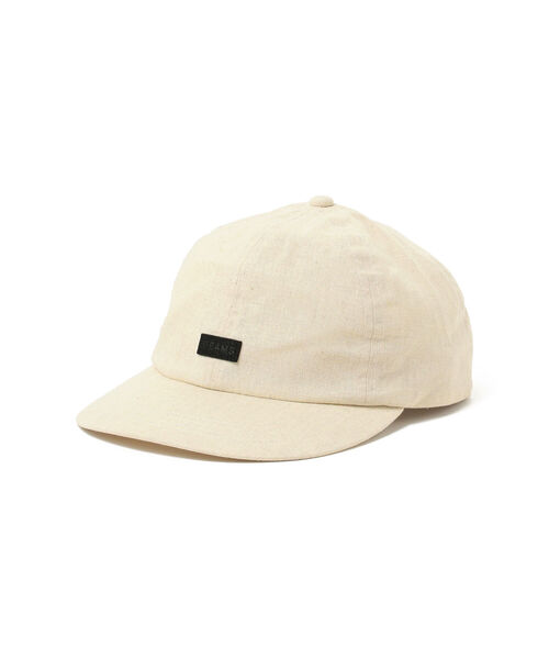 BEAMS（ビームス）の「BEAMS / リネン 6パネル キャップ（キャップ・メンズ・グレー/オフホワイト/ブラック・ONE SIZE）」の2枚目の写真
