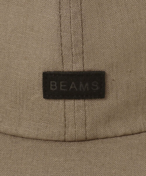 BEAMS（ビームス）の「BEAMS / リネン 6パネル キャップ（キャップ・メンズ・グレー/オフホワイト/ブラック・ONE SIZE）」の9枚目の写真