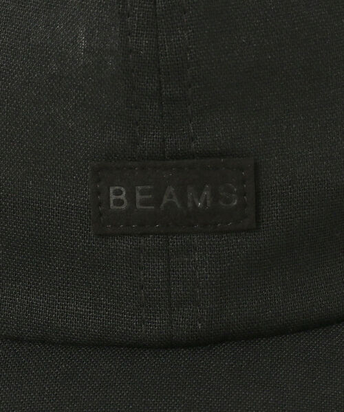 BEAMS（ビームス）の「BEAMS / リネン 6パネル キャップ（キャップ・メンズ・グレー/オフホワイト/ブラック・ONE SIZE）」の11枚目の写真